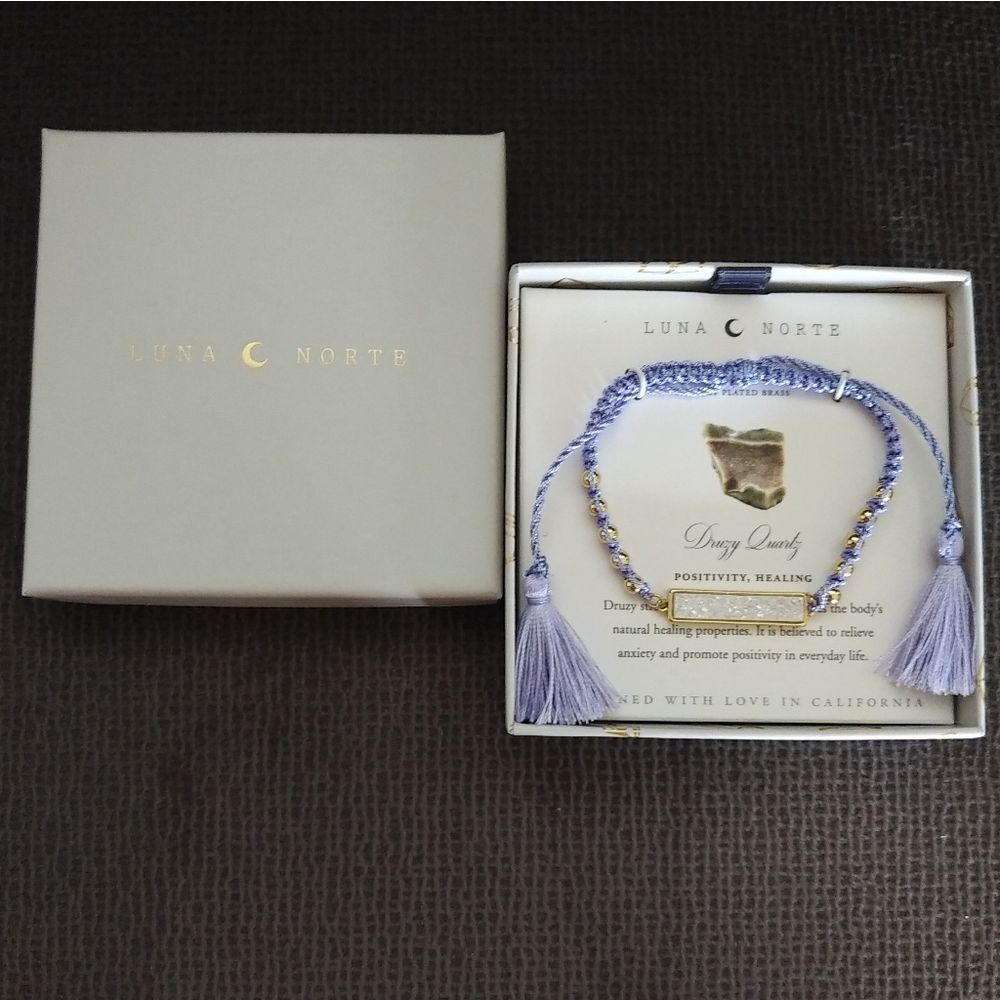 Luna🌙 Norte Lavender💜 Slide Closure Bracelet-NIB - Picture 5 of 11